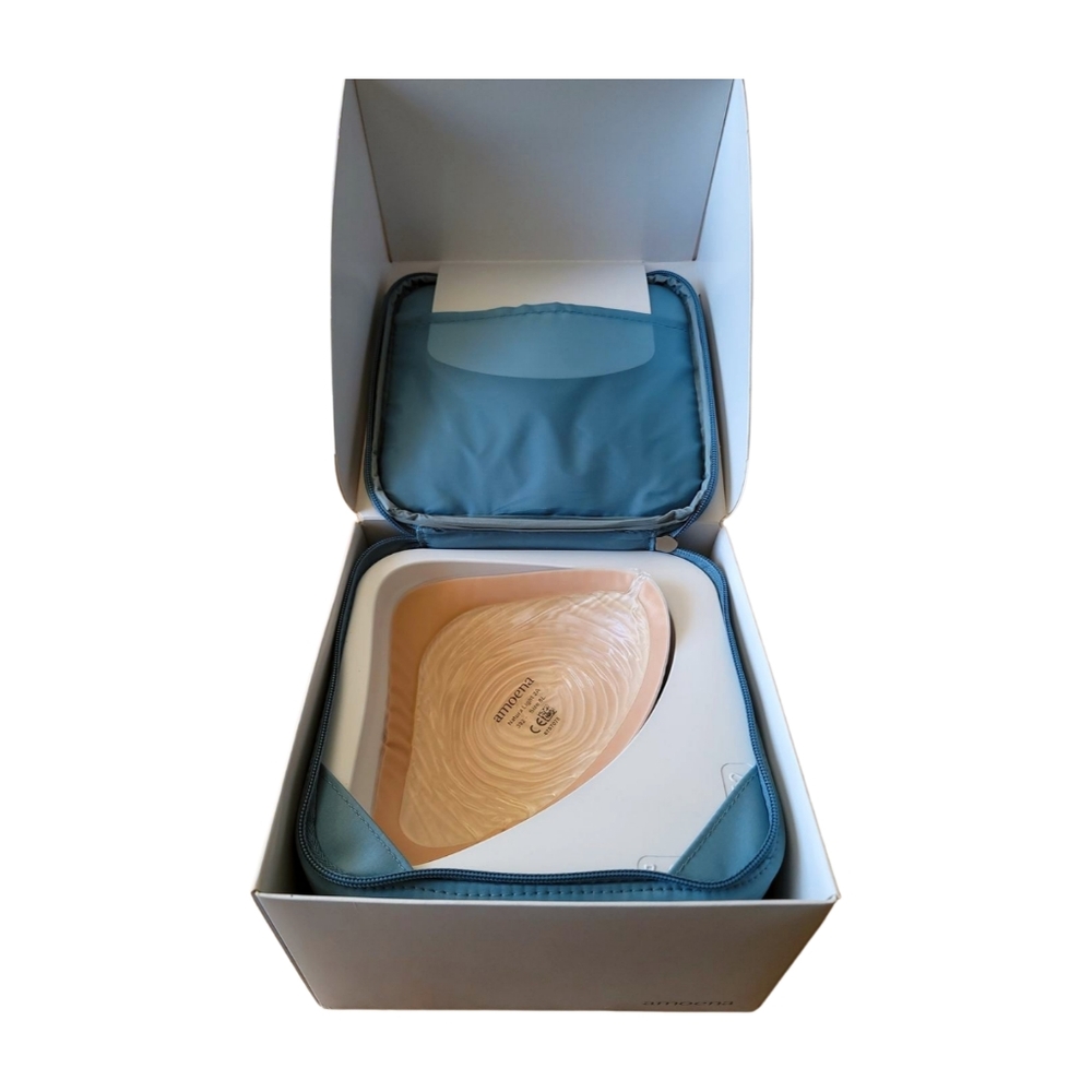 Amoena Comfort Plus Natural Light 2A Breast Form Prosthesis Size 8L New in Box
